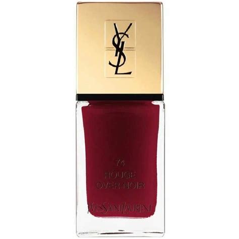 ysl 74 rouge over noir|ysl nail varnish color chart.